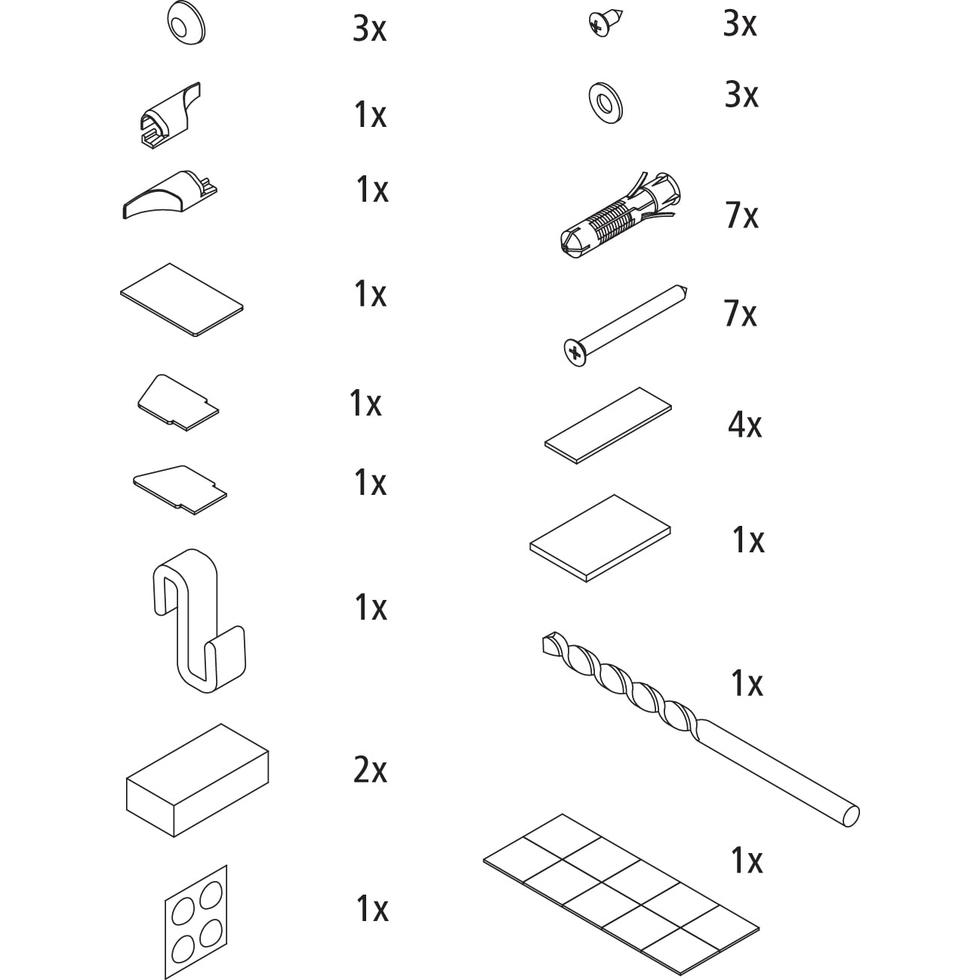 Kermi ZBDI029 Set Montagekleinteile 2533327 von Kermi