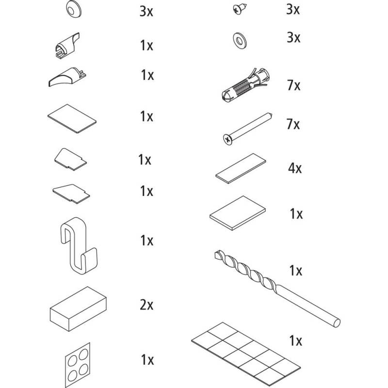 Kermi ZBDI029 Set Montagekleinteile 2533327 von Kermi