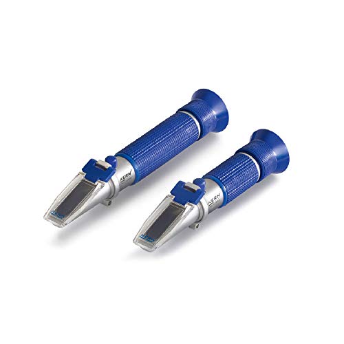 KERN Analoge Refraktometer ORA-B (Messbereich 0% - 10%, Anwendungsbereich Zucker, inkl. Aufbewahrungsbox + Zubehör) ORA 10BA von KERN