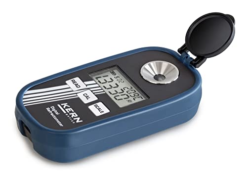 KERN & SOHN Digitales Refraktometer KERN ORM 1BR – Bier (Abmessungen (B×T×H) 121 × 58 × 25 mm, Handrefraktometer, Messtemperatur 0 °C – 40 °C) ORM 1AL von Kern&Sohn