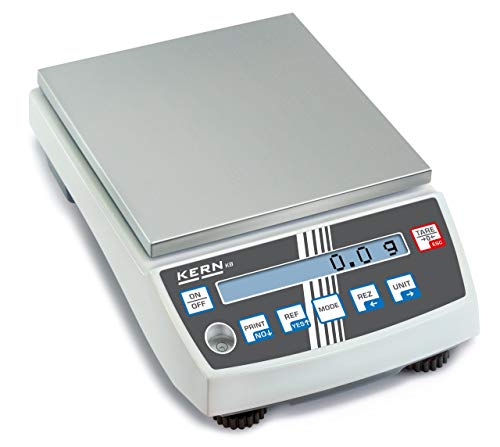 KERN KB 6500-1N KB-N Präzisionswaage, 6500g Wägebereich, 0.1g Ablesbarkeit von KERN