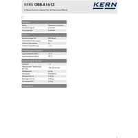 Kern OBB-A1612 Mikroskop-Kamera-Adapter von Kern