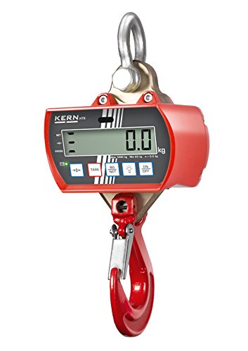 Robuste Industrie-Kranwaage [Kern HTS 6T-3AM] mit Infrarot-Fernbedienung und mit Eichzulassung [M], Wägebereich [Max]: 6000 kg, Ablesbarkeit [d]: 2000 g von Kern
