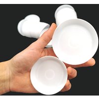 Weißer Plastik Blumentopf Innentopf Untersetzer von KernPlants