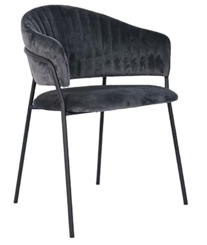 Kernlicht Esszimmerstuhl Samt Anthrazit Neu für Wohnzimmer ESS- / Arbeitszimmer von Kernlicht