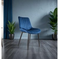 Kernlicht Esszimmerstuhl Samt Königsblau Kernlicht Esszimmerstuhl Samt Königsblau von Kernlicht