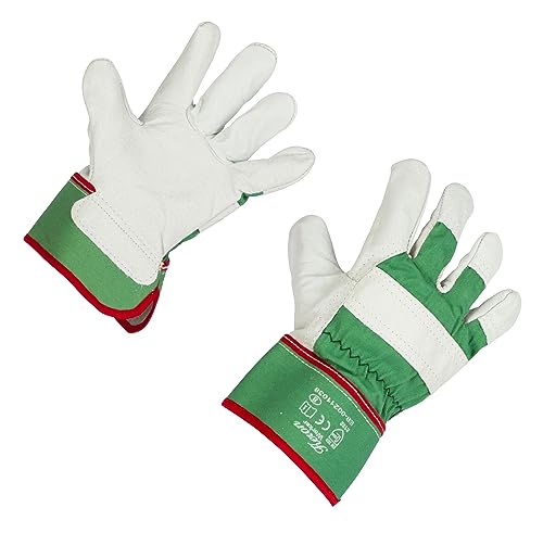 Kerbl 297181 Worker Rindsvollleder Handschuh, Größe 7 von Keron