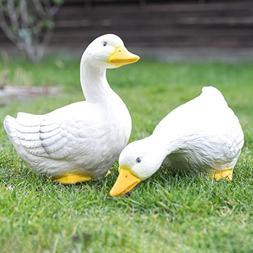 Kerri-Keramik Gänsepaar, Gartendeko von Kerri-Keramik