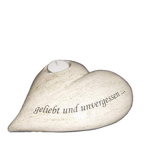 Kerri-Keramik Herzurne mit Teelichteinfassung, für Tiere bis ca 18 kg, Sandsteinfarben, Keramik, wetterfest, Innen- und Außenbereich geeignet, Trauerfeier (Memorial Service) Kerri-Keramik Herzurne mit Teelichteinfassung, für Tiere bis ca 18 kg, Sandsteinfarben, Keramik, wetterfest, Innen- und Außenbereich geeignet, Trauerfeier (Memorial Service) von Kerri-Keramik