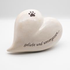 Urne Herz 1 l stehendes Herz, Kerri-Keramik Urne Herz 1 l stehendes Herz, Kerri-Keramik von Kerri-Keramik