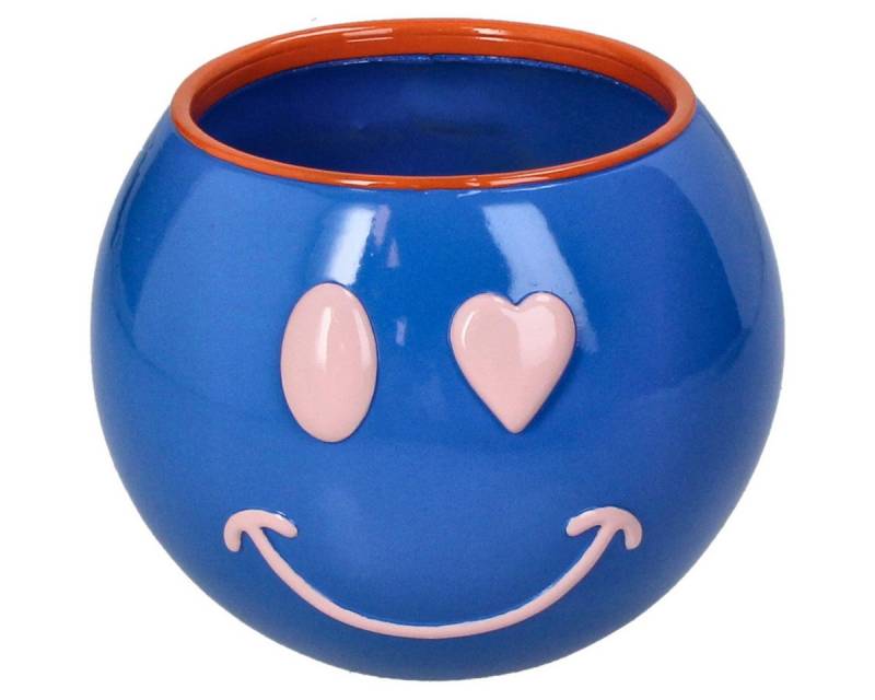 Kersten BV Blumentopf Smiley Blumentopf/ Behälter Blau von Kersten BV