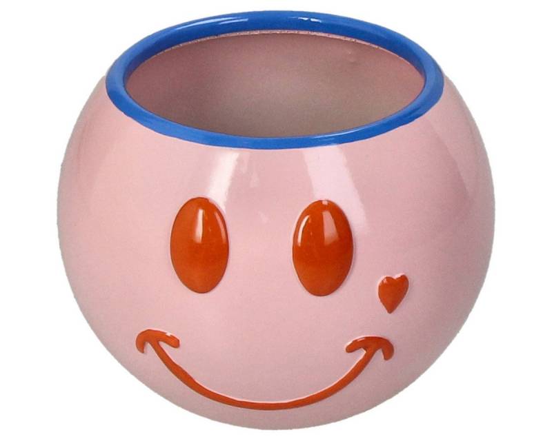 Kersten BV Blumentopf Smiley Blumentopf/ Behälter Pink von Kersten BV