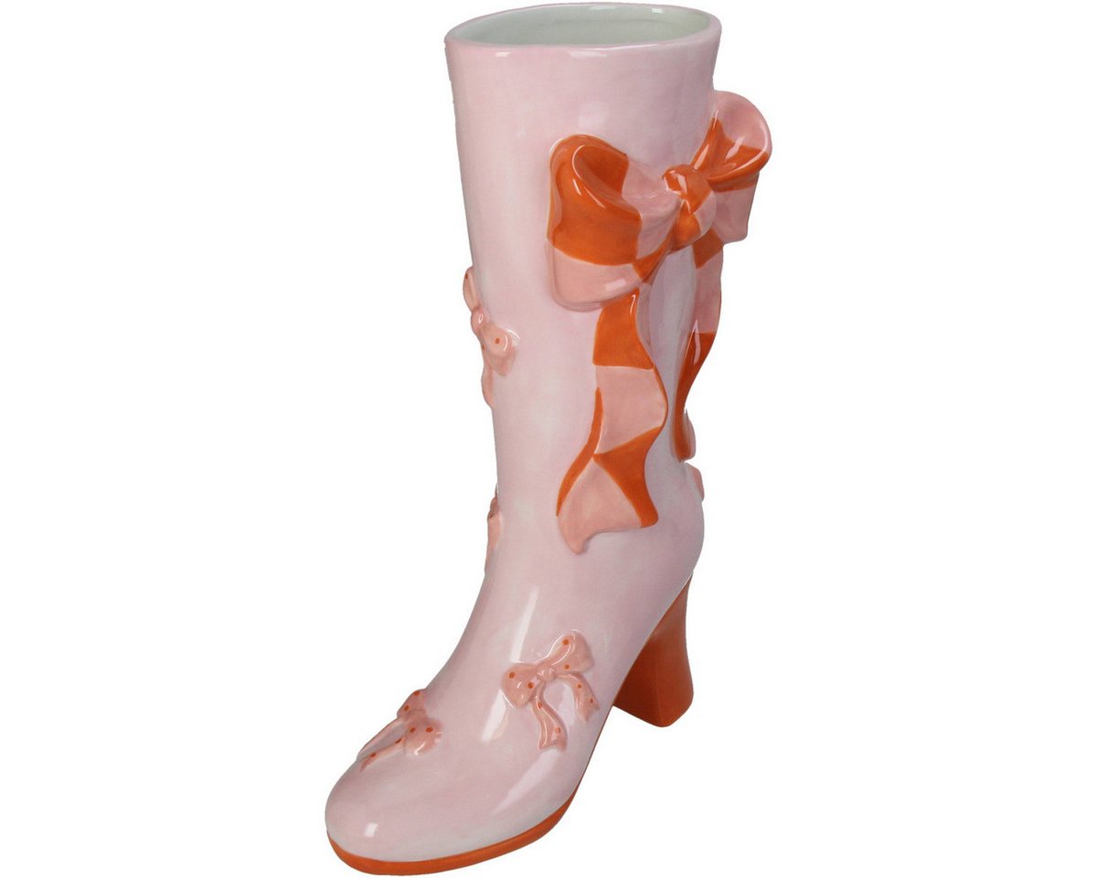 Kersten BV Dekovase Deko Vase Pink "Pretty Boot" von Kersten BV