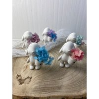Hase/Häschen Aus Raysin Mit Konservierten Hortensien Mini Häschen von KerstinsLovelyCraft
