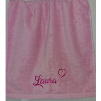 Handtuch/Gästehandtuch Duschtuch Bestickt Mit Wunschnamen in 3 Größen Handtuch/Gästehandtuch Duschtuch Bestickt Mit Wunschnamen in 3 Größen von KerstinsStickdateien