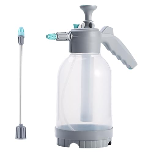 Hand Drucksprüher, 2L/3L Optionaler Pflanzensprüher, Pumpsprühflasche Mit Verstellbarer Düse, Reiniger Sprühflasche, Garten Drucksprühgerät (2L) von Kertaym
