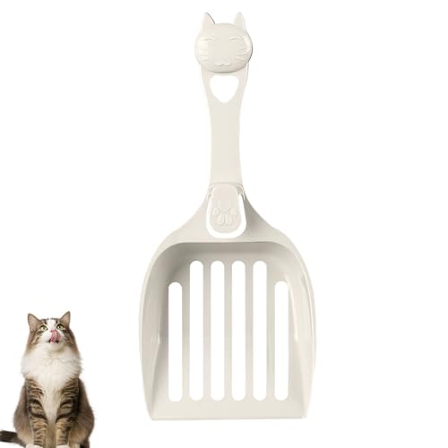 Katzenklo Reise Faltbar, Kratzfeste Cat Litter Box, Katzentoilette Mit Sieb, Wasserdicht & Tragbar Für Unterwegs, Camping, Auto (S/L/Hoch) (Katzenstreuschaufel) von Kertaym