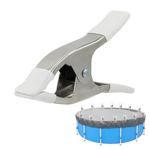 Kertaym 4 Zoll Metallclip Mit Starker Spannkraft Für Poolabdeckung Abdeckplane Und Vielseitige Heimwerkeranwendungen von Kertaym