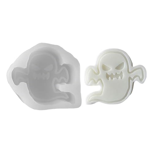 Kertaym Halloween Silikonform Set 4-in-1 Kerzenformen Für Candle Making Crafts Partyzubehör Mit Kürbis Geister Fledermaus Design (B) von Kertaym