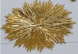 Kerzen Verziermaterial Wachsornament Großer Strahlenkranz von Kerzen Verziermaterial