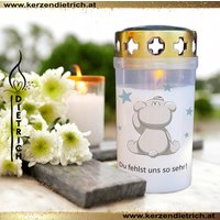Grablicht Bär | Personalisierbar Rosa Oder Blau Grabkerze Für Sternenkinder Kindermotiv 5 Grabdeko Grabschmuck Kerze Friedhof von KerzenDietrich