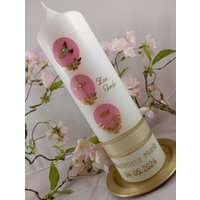 Handgemachte Taufkerze Mit Christlichen Symbolen - Personalisierbar Handgemachte Taufkerze Mit Christlichen Symbolen - Personalisierbar von KerzenOase
