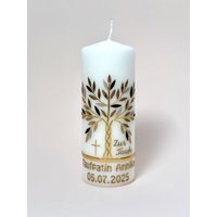 Patenkerze - Patenkerzen Zur Taufkerze Passende Zu All Unseren Designs 150/60 Mm Handarbeit Mit Name Und Datum Patenkerze - Patenkerzen Zur Taufkerze Passende Zu All Unseren Designs 150/60 Mm Handarbeit Mit Name Und Datum von KerzenOase