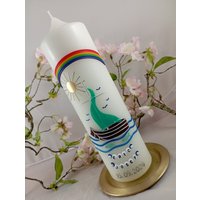 Taufkerze Segelboot Boot Mint Blau Gold Regenbogen Taufkerzen Junge Mädchen Mit Name Und Datum Taufkerze Segelboot Boot Mint Blau Gold Regenbogen Taufkerzen Junge Mädchen Mit Name Und Datum von KerzenOase