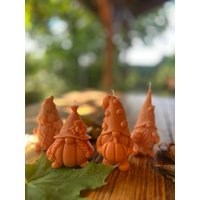 Herbstwichtel | Herbstliche Kerzen Wichtelkerze Herbst Kürbiskerze Gnom Herbstdeko Autumn Gnome Pumpkin Candle von KerzendesignbyE