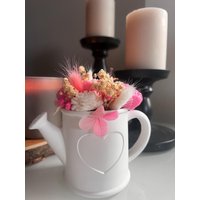 Kerzengesteck| Kerzenblumenstrauß | Arrangement Aus Wachs - Und Trockenblumen| Frühlibgsgesteck Geschenk Frühlingshaft Kerzengesteck| Kerzenblumenstrauß | Arrangement Aus Wachs - Und Trockenblumen| Frühlibgsgesteck Geschenk Frühlingshaft von KerzendesignbyE