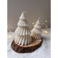 Weihnachtsbaum Kerze| Tannenbaum Kerze | Weihnachts Winter Deko Winterliche Weihnachtsdeko Tannen von KerzendesignbyE