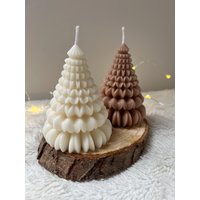 Weihnachtsbaum Kerze| Tannenbaum Kerze | Weihnachts Winter Deko Winterliche Weihnachtsdeko Tannen von KerzendesignbyE