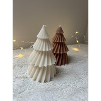 Weihnachtsbaum Kerze| Tannenbaum Kerze | Weihnachts Winter Deko Winterliche Weihnachtsdeko Tannen von KerzendesignbyE