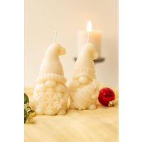 Wichtel Kerze | Weihnachtskerze Für Advents - Und Weihnachtszeit Personalisierte Geschenke Weihnachten Geschenk Familie Freunde von KerzendesignbyE