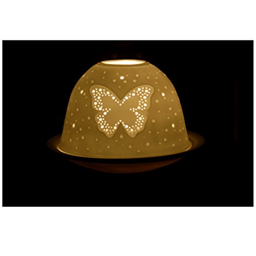 Dome-Lights "Schmetterling", weiß Dome-Lights "Schmetterling", weiß von Kerzenfarm Hahn