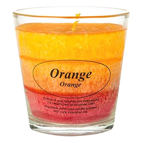 Kerzenfarm Hahn Duftkerze, Orange, im Glas (1) von Kerzenfarm Hahn