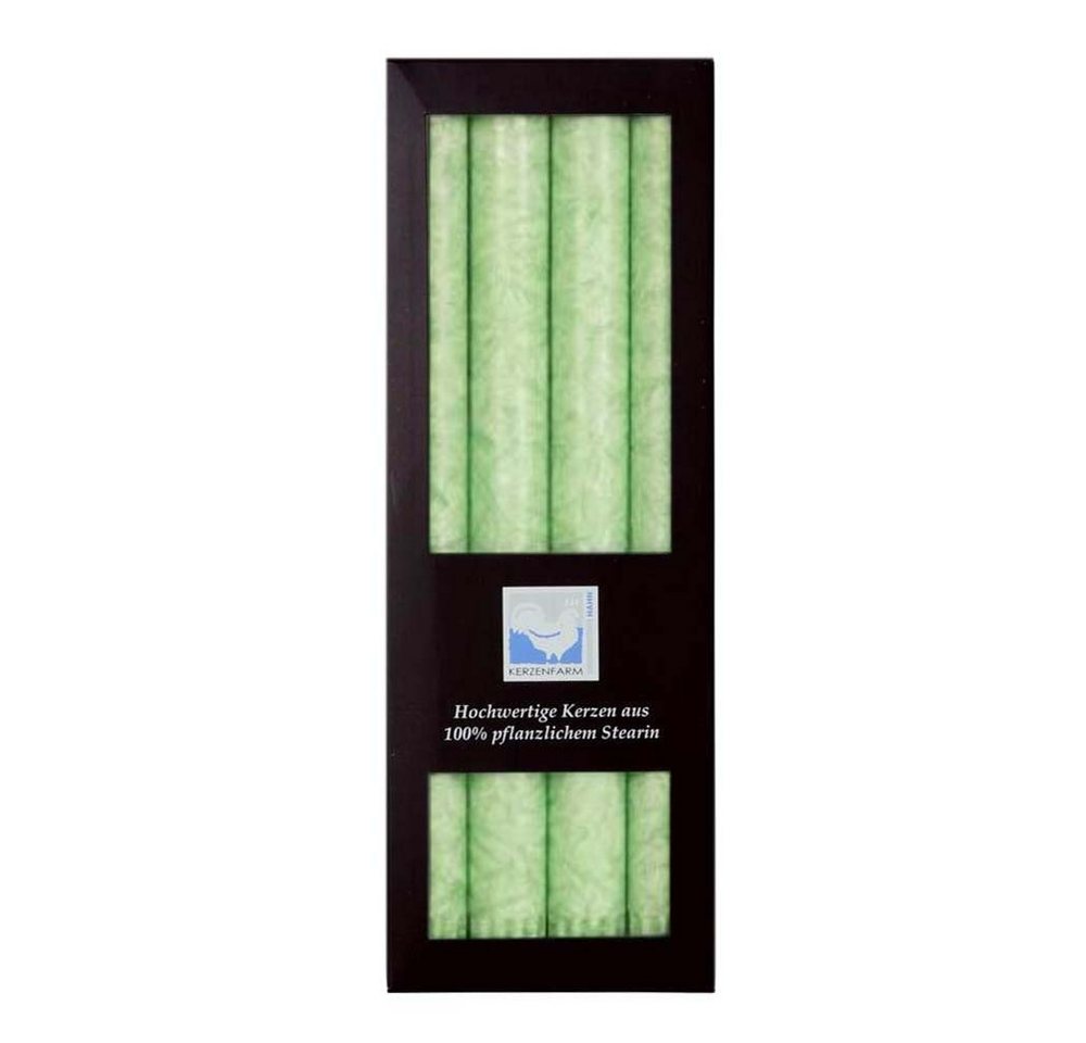 Kerzenfarm Hahn Formkerze Stearin Stabkerze Set - mint von Kerzenfarm Hahn