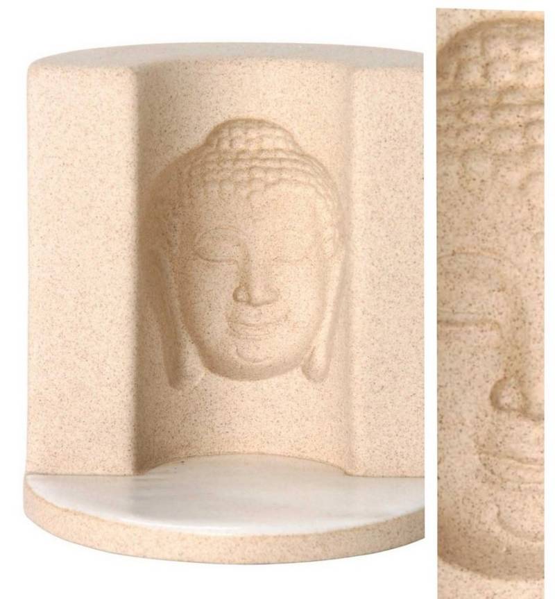 Kerzenfarm Hahn Kandelaber (EA, 1 St., 1), Toller Teelichthalter als Stand Relief Modell SIDDHARTHA kreis von Kerzenfarm Hahn