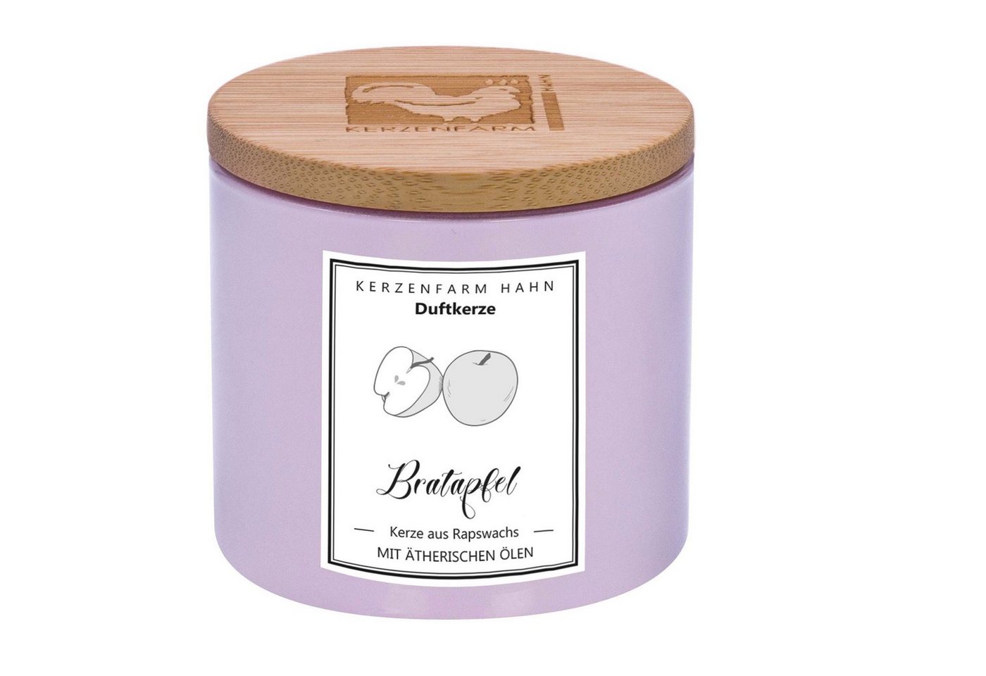 Kerzenfarm Hahn Tafelkerze duftkerze im trendglas bratapfel m.holzdeckel Kerzenfarm Hahn Tafelkerze duftkerze im trendglas bratapfel m.holzdeckel von Kerzenfarm Hahn