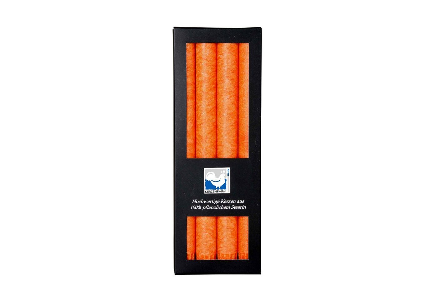 Kerzenfarm Hahn Tafelkerze stabkerze orange 22x250mm 4er Set 100% stearin Kerzenfarm Hahn Tafelkerze stabkerze orange 22x250mm 4er Set 100% stearin von Kerzenfarm Hahn