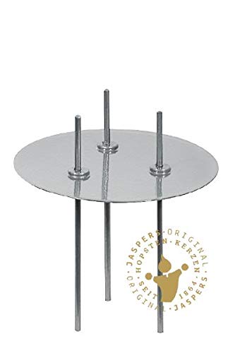 Kerzenhalter Kerzen-Brennstopp, Sicherheits Kerzen von Ø 50-60 mm kurzer Draht Silber, 1 Stück von Kerzenhalter