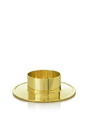 Kerzenhalter Osterkerzen Messing Gold poliert für Ø 50 mm Kerzen von Kerzenhalter