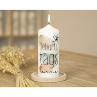 Geburtstagskerze Als Geschenk - Inkl. Grußkarte + Geschenkbox von Kerzenonkel