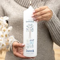 Kommunionkerze "Bei Mir Bist Du Groß" - Jannik, Meine Kommunion von Kerzenonkel