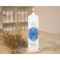 Kommunionkerze Blume Des Lebens - Matteo von Kerzenonkel