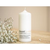 Mutmacher Kerze "Freundschaft" - Inkl. Grußkarte + Geschenkbox Mutmacher Kerze "Freundschaft" - Inkl. Grußkarte + Geschenkbox von Kerzenonkel