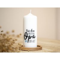 Mutmacher Kerze "Für Den Besten Opa" - Inkl. Grußkarte + Geschenkbox Mutmacher Kerze "Für Den Besten Opa" - Inkl. Grußkarte + Geschenkbox von Kerzenonkel