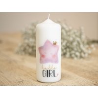 Mutmacher Kerze "Hello Girl" - Inkl. Grußkarte + Geschenkbox von Kerzenonkel