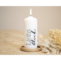 Mutmacher Kerze "Lichtblick" - Inkl. Grußkarte + Geschenkbox von Kerzenonkel