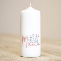Muttertag Kerze - Weltbeste Mama Liebevolles Geschenk Zum von Kerzenonkel